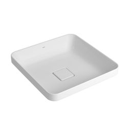 Cuba Quadrada de Sobrepor 40cm Branco