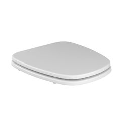 Assento Poliéster Com Microban Para Bacias Monte Carlo Branco Cromado