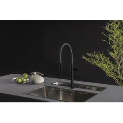 Torneira De Mesa Para Cozinha Deca Colore Black Matte e Preto 