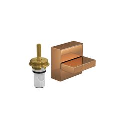 Acabamento para Registro de Pressão Até 1u0022 com Mecanismo 1\/2 Volta Dream Red Gold