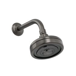 Chuveiro Com Tubo De Parede Acqua Plus Standart Dark Antracite