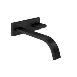 Torneira De Parede Com Chapa Para Lavatório polo Black Matte