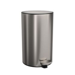 LIXEIRA REDONDA COM PEDAL 8L - INOX
