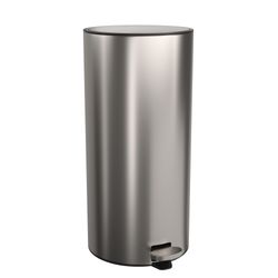 LIXEIRA REDONDA COM PEDAL 30L - INOX