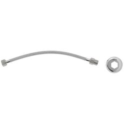 Ligação Flexível Malha de Aço 40 cm Cromado