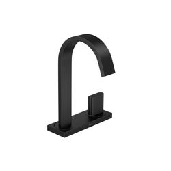 Torneira De Mesa Com Chapa Bica Alta Para Lavatório Polo Black Matte 