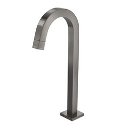 Torneira De Mesa Bica Alta Para Lavatório Tube Dark Antracite 