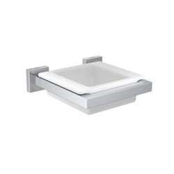 Saboneteira Em Louça Quadratta Cromada