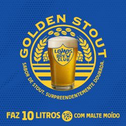 Kit Golden Stout 10L com Malte Moído
