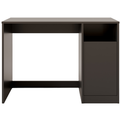 Escrivaninha com Armário 90x40cm - Linha Beta (Preta)