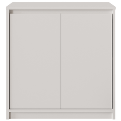 Armário Baixo 2 Portas 75x40cm - Linha Beta (Branco - Madeiro)