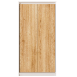 Armário Alto 2 Portas 40x160cm - Linha Beta (Madeirado))