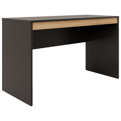 Mesa de Escritório com Gaveta 110x50cm - Linha Beta (Preta - Madeiro)