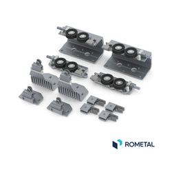 KIT PORTA CORRER SS150 2 PORTAS ROMETAL