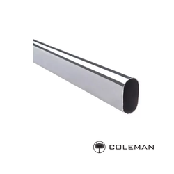 TUBO P/ CABIDEIRO OBLONGO METAL 3 MT 