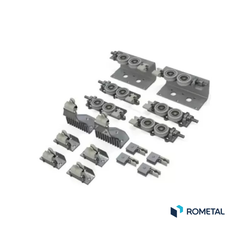 KIT PORTA CORRER SS150 3 PORTAS ROMETAL 