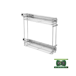 ARAMADO PORTA LATA / OLEO 14CM METAL CROMADO