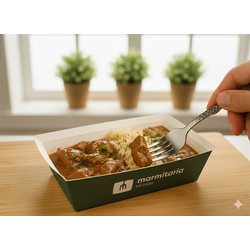 Picadinho de Patinho com Arroz integral e Feijão