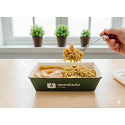 Frango Desfiado com Purê de Abóbora