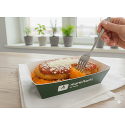 Parmegiana de Frango com Purê de Cenoura