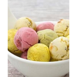 Pão de queijo colorido