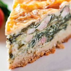 Torta de escarola + bacon