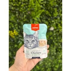 Sachê Gato Frango e Bacalhau Wanpy 85g