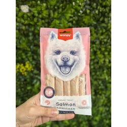 Wanpy Cão Creamy Salmão e Frango 5un