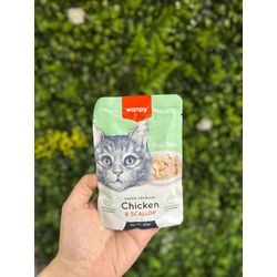 Sachê Gato Frango e Vieira Wanpy 85g