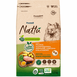 PR NATTU CÃES AD RÇ PEQ MANDIOQUINHA 1KG