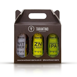 Kit Presente | Caixa Preta + 3 Latas de 350ml