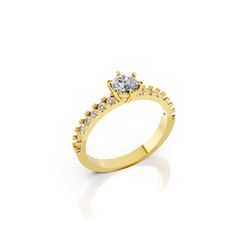 Anel Cravejado modelo 32