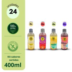 Kombucha Kit 24 Unidades Sabores Sortidos 400ml