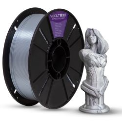 Filamento PLA Alumínio V-Silk - High Speed - 1,75mm 1Kg