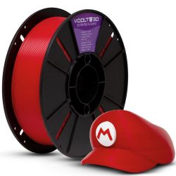 Filamento PLA Vermelho Sólido - High Speed - 1,75mm 1Kg