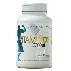 Vitamina D3 2000UI 90CAPS - Canibal