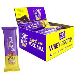 Barra Cast. de Caju e Cranberry (Display c/ 12un) - Love Nuts 60g
