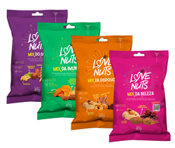 Kit - Beleza, Sono, Disposição e Imunidade - Love Nuts 40g