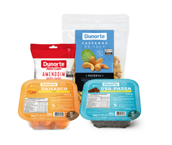 Cesta de Natal - 4un (Uva. Damasco, Amendoim S/Pele e Cast. T sem sal)