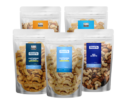 Kit Cast. Natural, TS, Torrada, Mix agridoce e Mix de nozes (5 un) - Empório Pouch