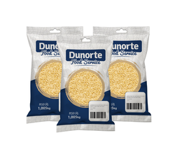 Kit Cast. Granulada Fina Natural (3un) - Food Service 1Kg