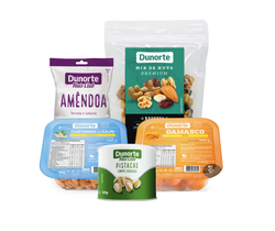 Cesta de Natal - 5un (Cast. Natural, Pistache, Damasco, Amen Chilena e Mix de Nuts)