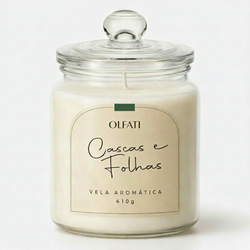 Olfati Candle - Vela Aromática 610G - Cascas e Folhas