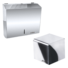 Dispenser Papel Toalha C/ Chave + Papeleira Cai Cai Inox 304 Proflux 51.546