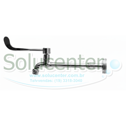 Torneira Clínica Alavanca com arejador fixo Parede Proflux 26cm - 51.202