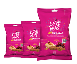 Mix da Beleza (Caixa c/ 42un) - Love Nuts 40g 