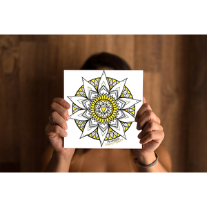 Mandala Chakra Manipura Impresso