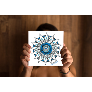 Mandala Chakra Vishudda Impresso