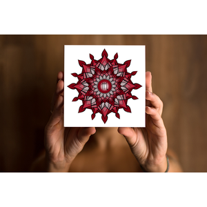 Mandala Signo Escorpião Impresso