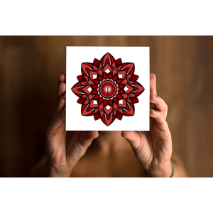 Mandala Signo Áries Impresso